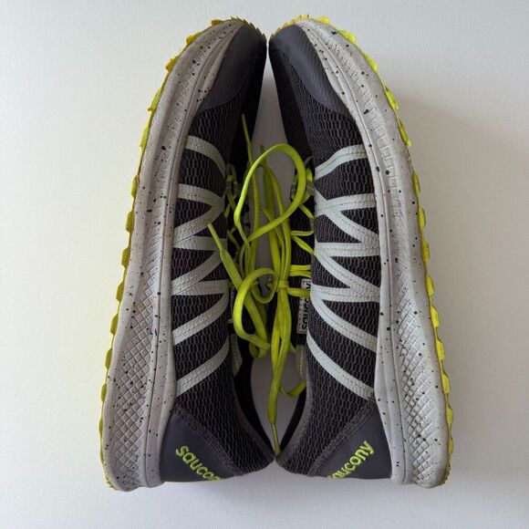 Saucony Versafoam Shift Running Shoes Men's 11.5, Slip On Comfort, Gray & Yellow - Picture 10 of 12